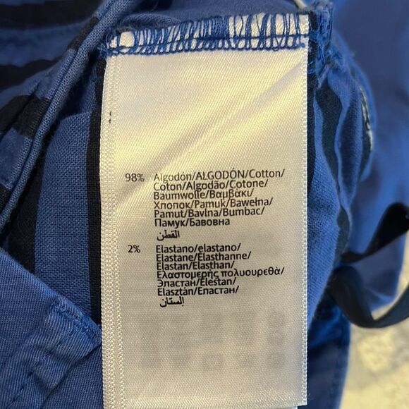 Mayoral Boys Adjustable Waist Blue Pants - Size 6 - Picture 7 of 7